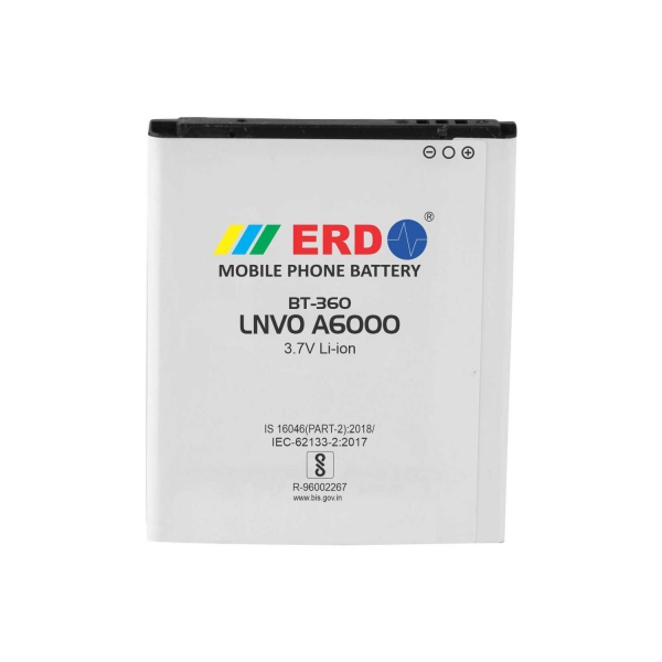 ERD BT-360 LI-ION Mobile Battery Compatible for Lenovo A6000