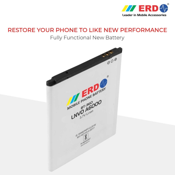 ERD BT-360 LI-ION Mobile Battery Compatible for Lenovo A6000 7
