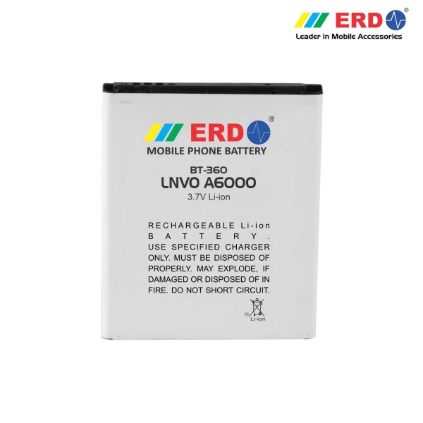 ERD BT-360 LI-ION Mobile Battery Compatible for Lenovo A6000 6
