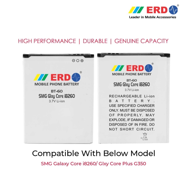 ERD BT-60 LI-ION Mobile Battery Compatible for Samsung i8260 3