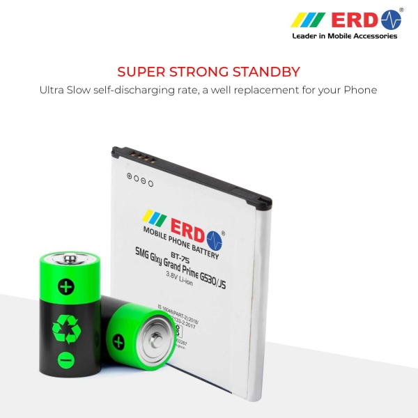 ERD BT-75 LI-ION Mobile Battery Compatible for Samsung G530 4